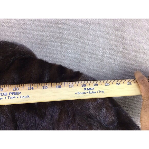 Lowenthal Fur Custom Women Sz 10 Full Length Mahogany Mink Coat MSRP $4550 - Picture 15 of 16